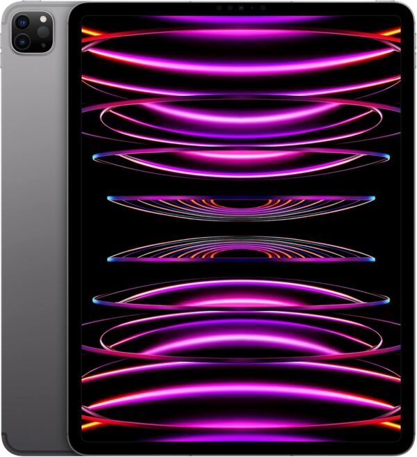 Apple 2022 iPad Pro (12.9-inch, Wi-Fi + Cellular, 1TB) - Space Gray (Renewed)