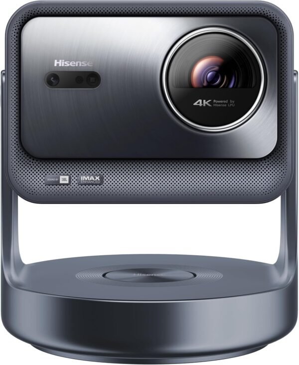 Hisense C2 Ultra, Triple Laser Smart Portable Projector, 4K UHD, 3,000 Lumens, 65" - 300", Dolby Vision, IMAX Enhanced, Sound by JBL, Netflix Included, Designed for Xbox, Optical Zoom (Renewed)